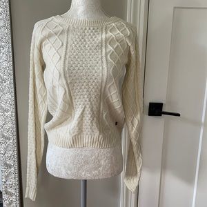 Ivory knit sweater, Tommy Girl, minimally used